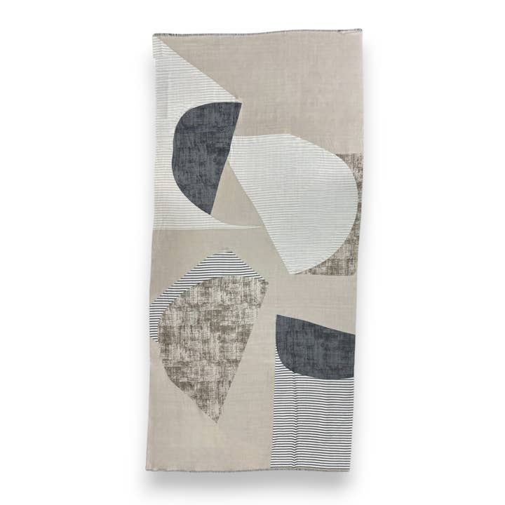 Lili Scarves - Wholesale Scarf – Women's - Stanley Wool Blend Print Scarf5