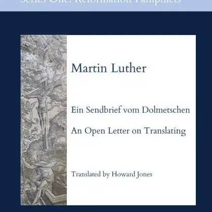 Books by splitShops - Wholesale Book - Adult - Ein Sendbrief vom Dolmetschen - An Open Letter on Translating - Paperback