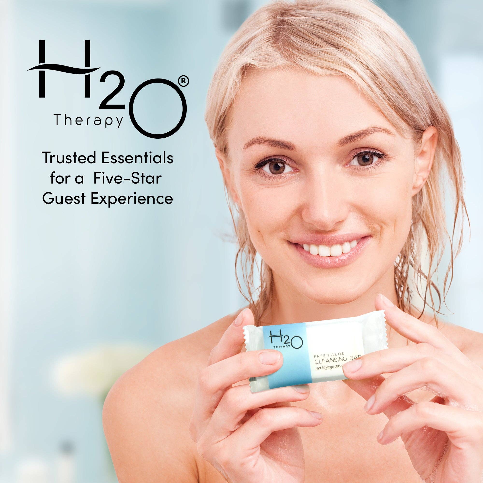 Diversified Hospitality Solutions - Vente Pains de savon - Savon en barre H2O, articles de toilette format voyage, 25 g (lot de 100)6