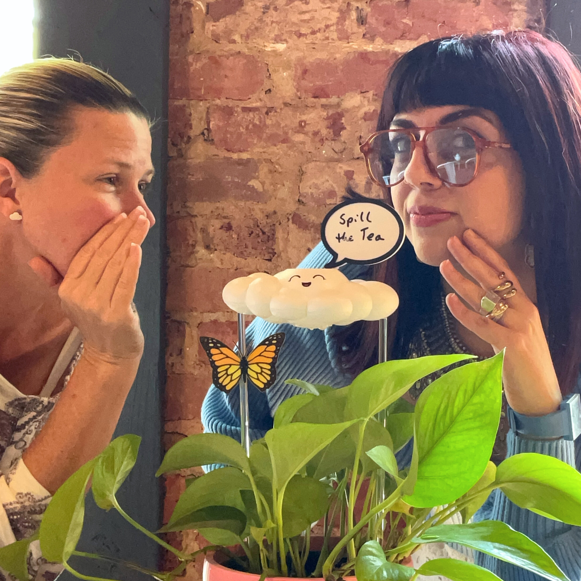 The Cloud Makers - Wholesale Plant Pot - Dry Erase Word Bubble Charm5