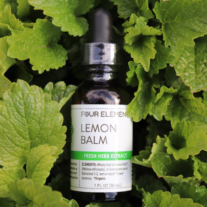 Tintura di melissa - 1 oz per la vendita all'ingrosso da parte di Four Elements Organic Herbals