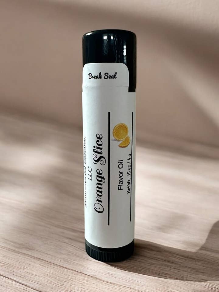 Orange Lip Balm for wholesale by Monumental Candles LLC