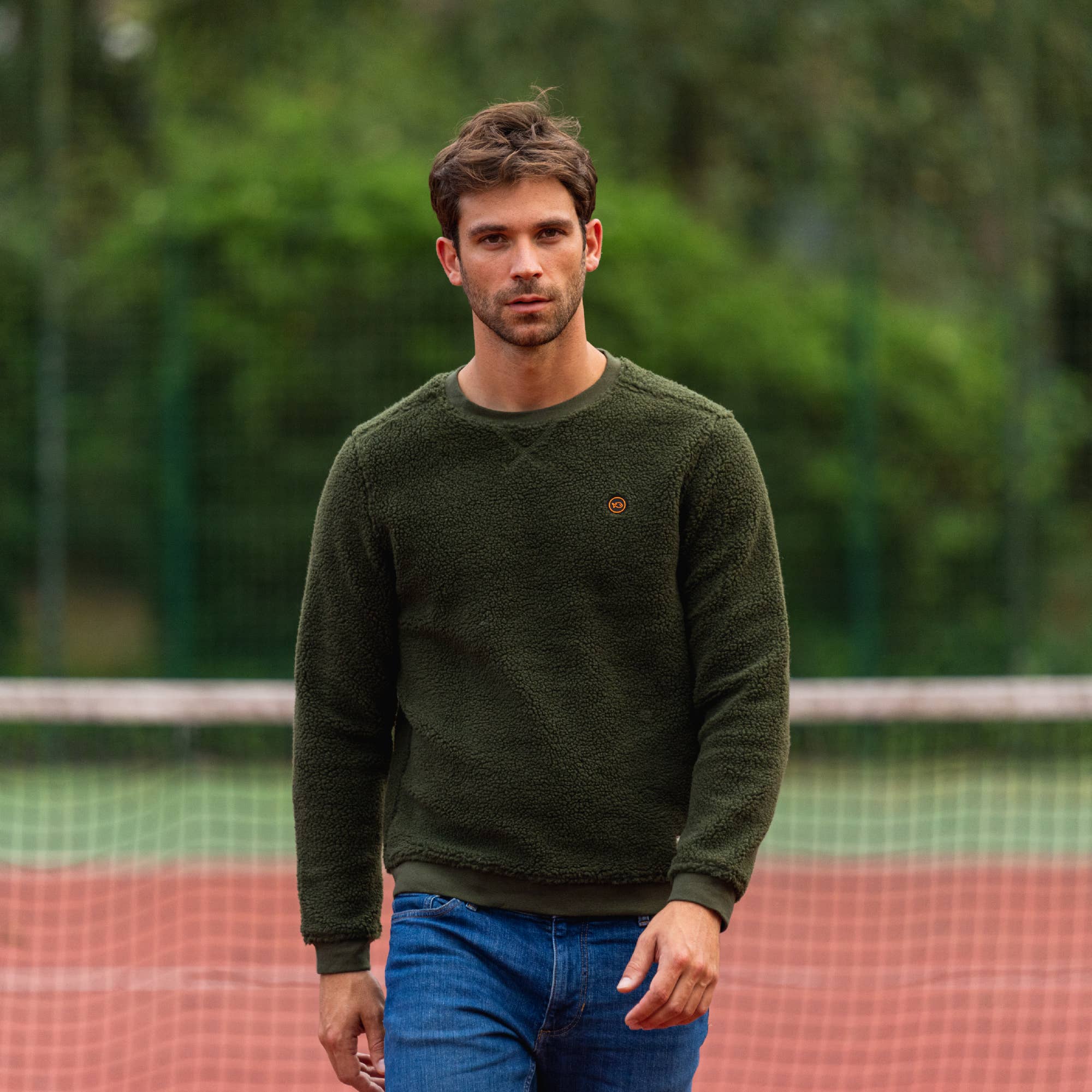 BILLYBELT - Wholesale Sweatshirt - Men's - Sherpa Khaki sweatshirt1