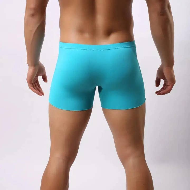 DomiGe – wholesale Underwear – Men's – Men's Mid-Waist Boxer Briefs with Laser-Cut Leg Openings and Full Coverage Back Male Underwear22