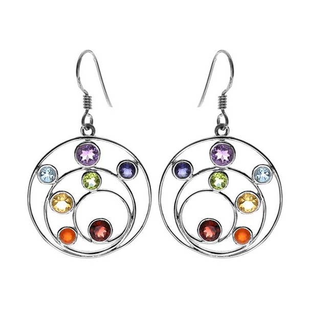 Pendientes de triple órbita Kenna para venta al por mayor de Kali Ma Designs - Sterling Silver Jewellery