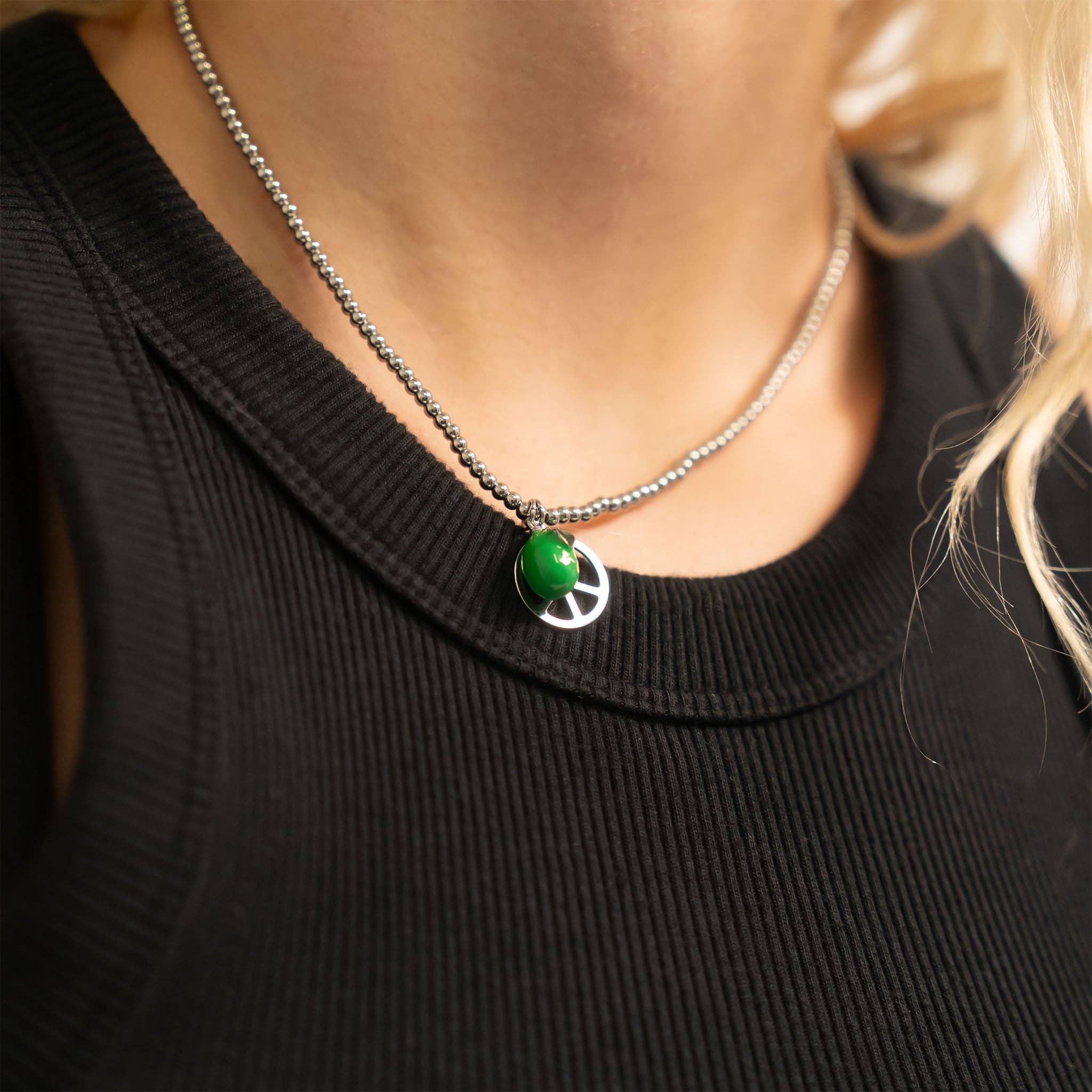 WJW - Wholesale Individuele bedel/hanger - 18K Goud Roestvrij Staal Limoen Fruit Bedel6