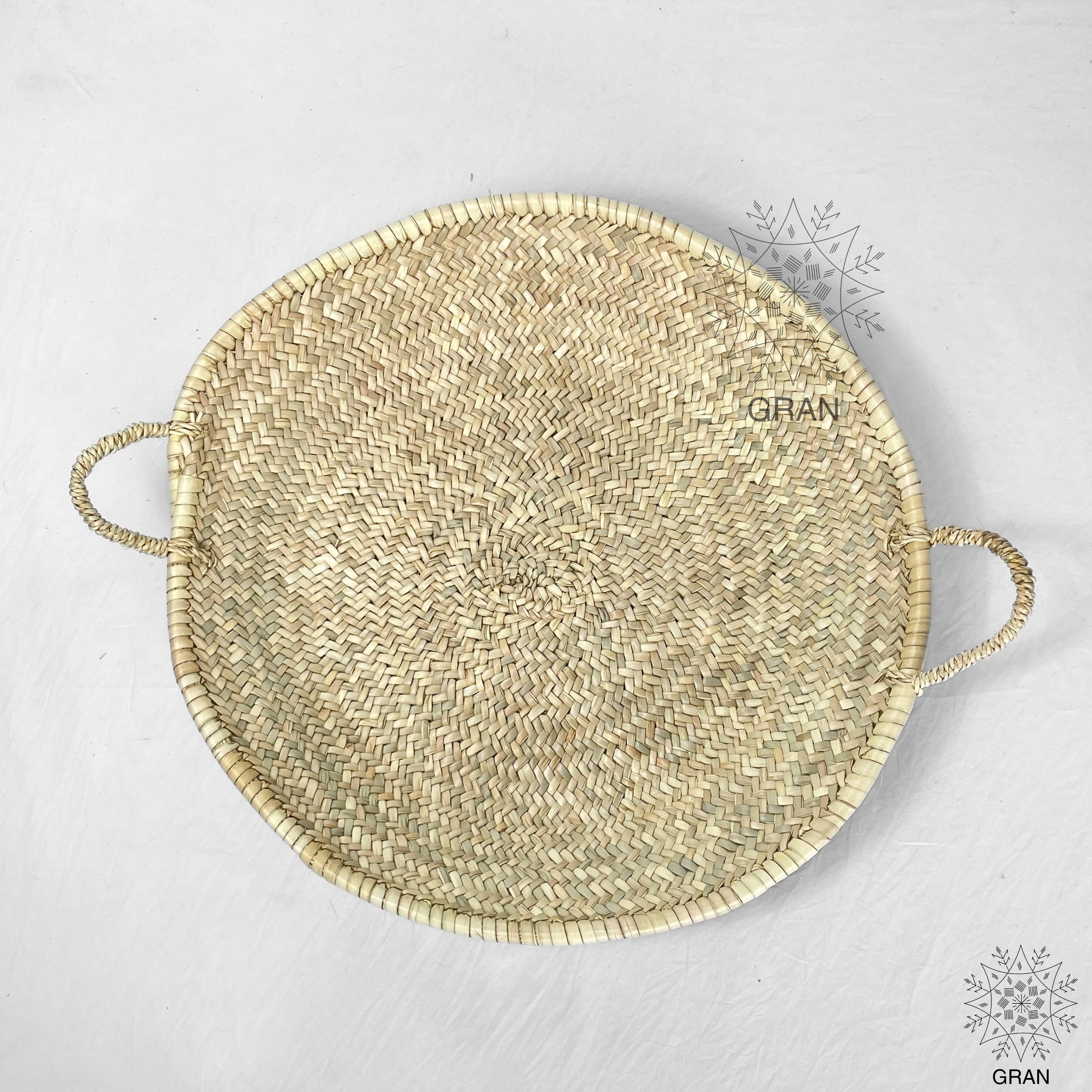 Gran Wholesale - Wholesale Decorative Plate/Dish/Bowl - Moroccan Straw Woven Plate, Handcrafted Wicker Plates2