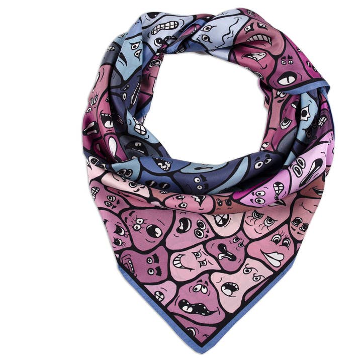 ZIJDEN SJAAL MASKER voor wholesale door chaga paris