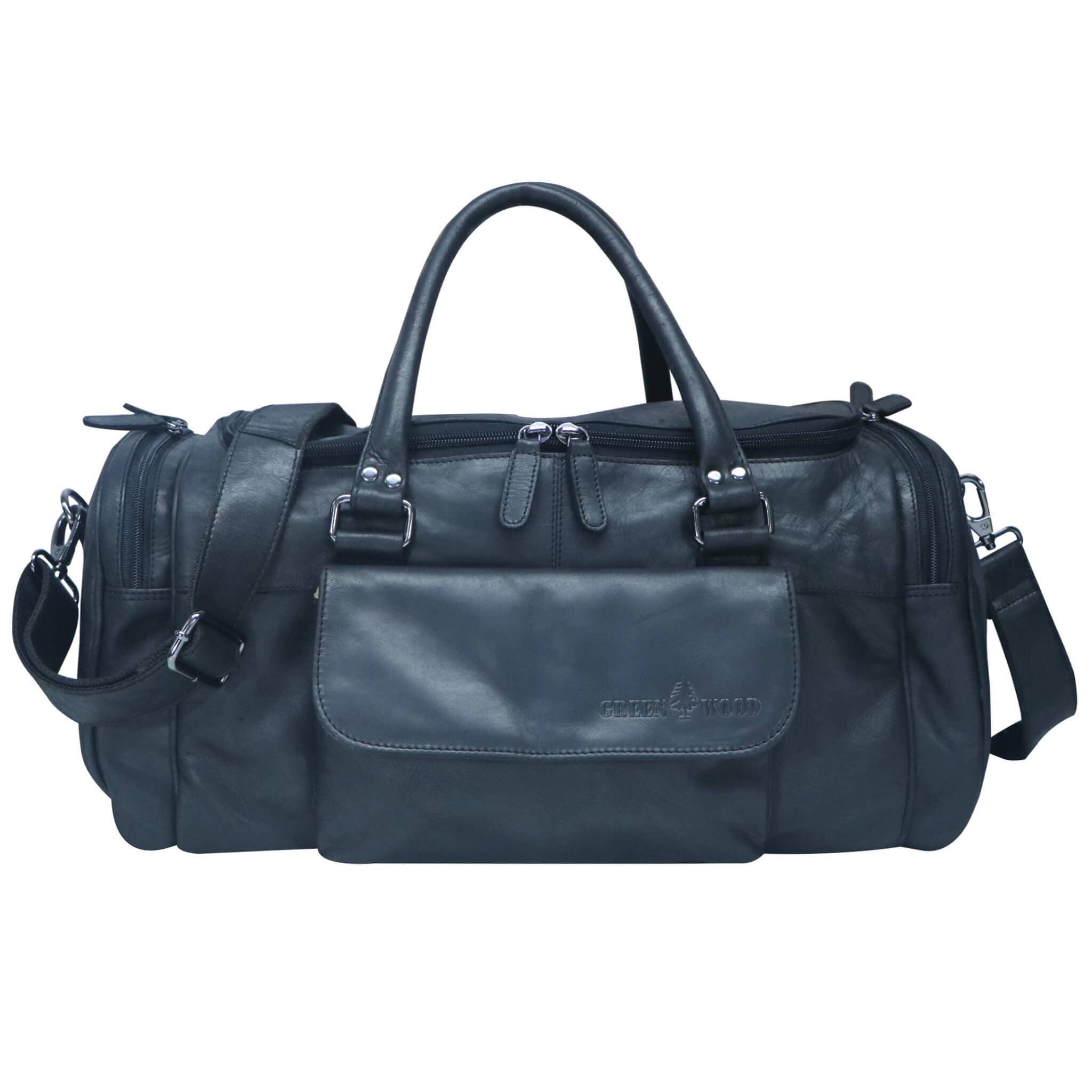 Greenwood - Wholesale Duffel- en weekendtas - Uniseks - Greenwood Finn leren sporttas en kleine reistas voor mannen en vrouwen6
