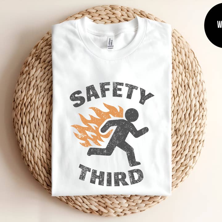 Safety Third for wholesale by The Shirt Republic