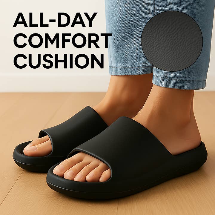 JOJ MAKLY Wholesale - Wholesale Slides - Men's - 24‑Pair Wholesale Men’s EVA Pillow Walk Slides –US 7-1224