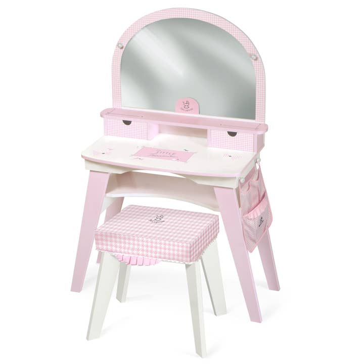 DeCuevas Toys - Wholesale Doll Accessory Kit - Kids - 55746 XL Wooden Dressing Table - Nice
