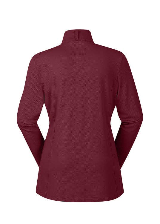 JPC Equestrian - Vente Haut de sport – femme - Chemise d'équitation à manches longues unie Ice Fil Lite pour femmes Kerrits2