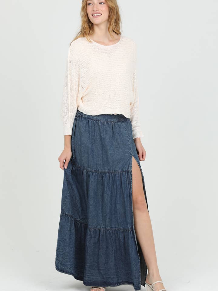 MAXIROK 26N20-ASIS MET HOGE SPLIT voor wholesale door ANGIE