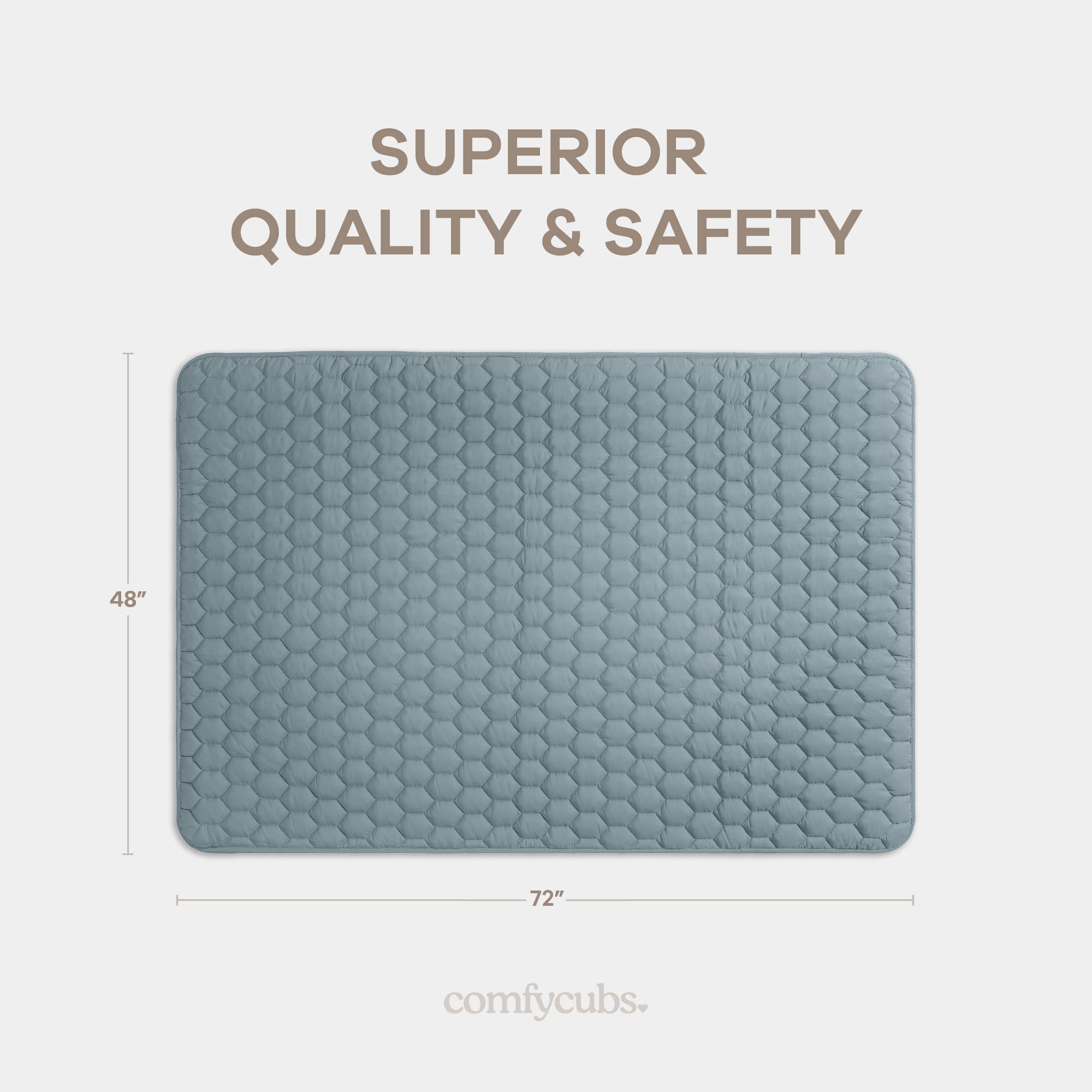 Comfy Cubs - Wholesale Play Mat - Kids & Baby - Premium Play Mat, Quilted Baby Mat for Floor by Comfy Cubs15