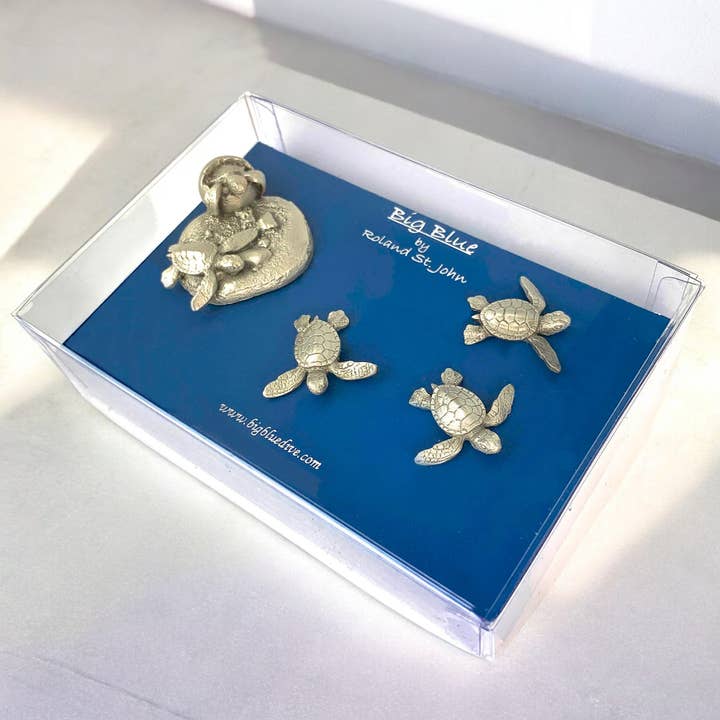 Big Blue by Roland St John - Wholesale Magnet - Sea Turtle Magnet (set of 4)