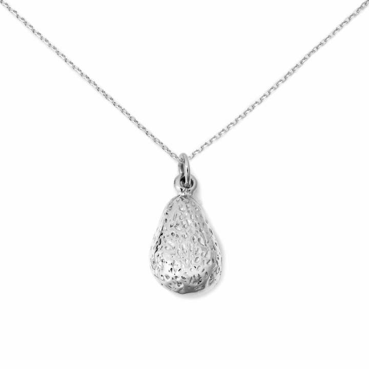 Delicacies Jewelry - Wholesale Pendant/Charm Necklace - Avocado Necklace Sterling Silver By Delicacies Jewelry - Every Purchase Helps Fight Hunger! Foodie Gift, Food Jewelry