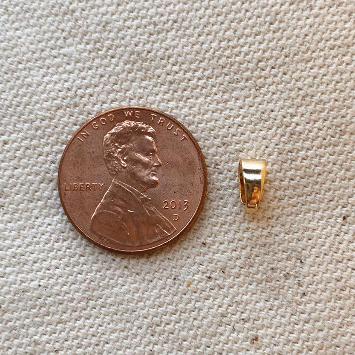 GoldFi - Wholesale Individual Charm/Pendant - 6 Pieces 18k Gold Filled Pendant Bail1