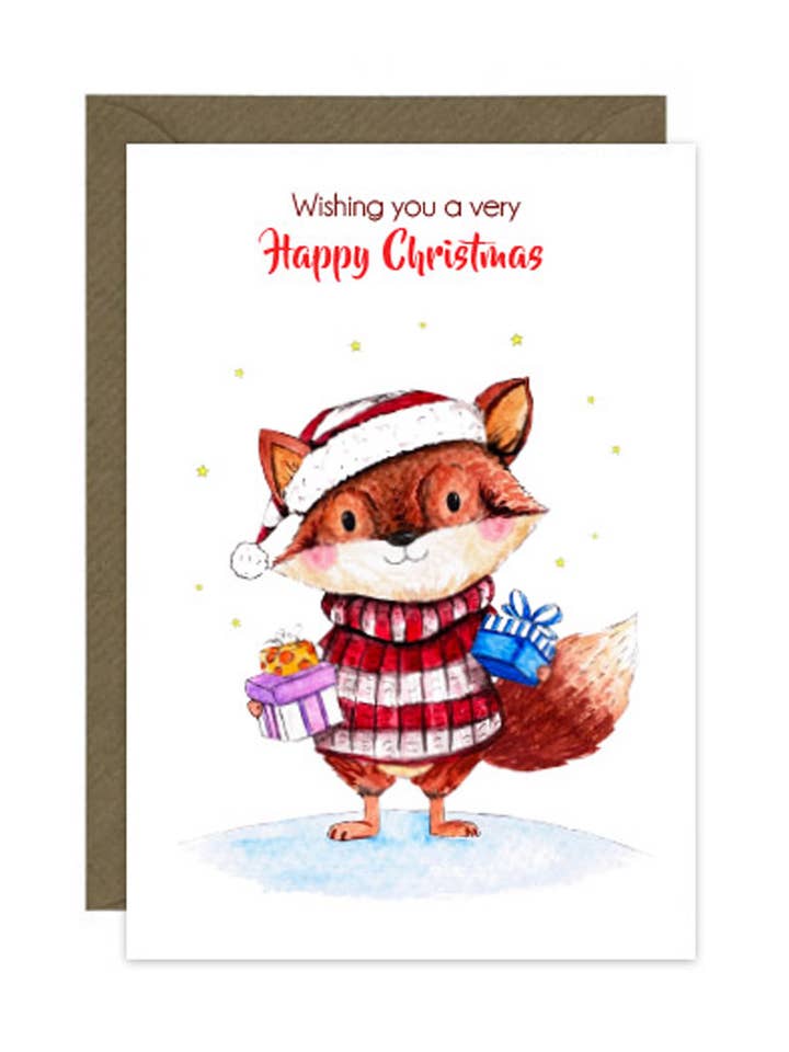 Renard de Noël pour la vente par Duck Blue®