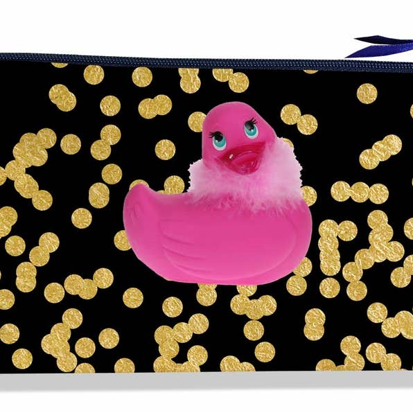 Bolsa grande para juguetes sexuales femeninos con purpurina de pato para 2 para venta al por mayor de BISTRAKOO