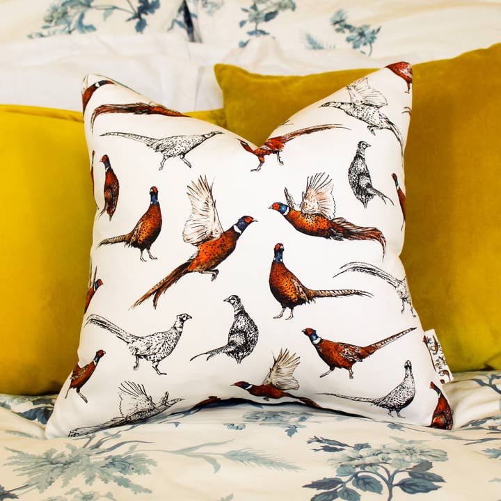 Cojín faisán para venta al por mayor de Gemma Keith Designs