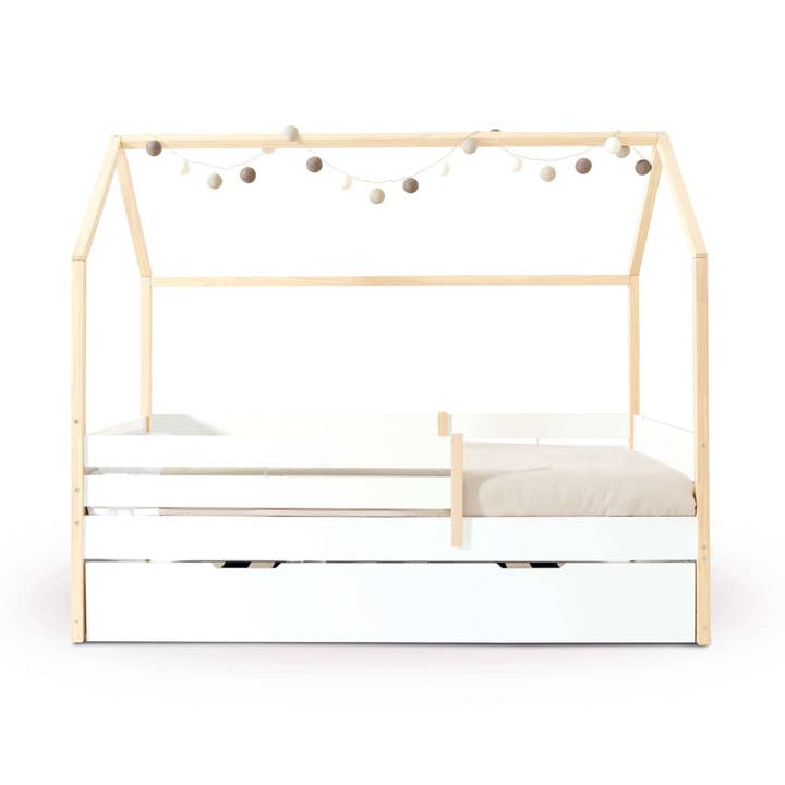 Alondra Baby - Wholesale Bed - Kids & Baby - Montessori bed 90x200 cm with drawer/trundle bed in wood · Sogni XL NB200017