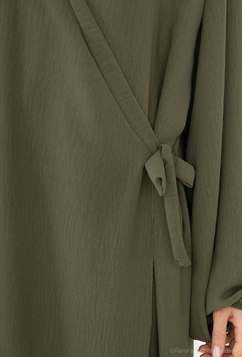 IDEAL OUTFIT - Vente Robe – femme - Robe abaya porte feuille ref:2372jazz37