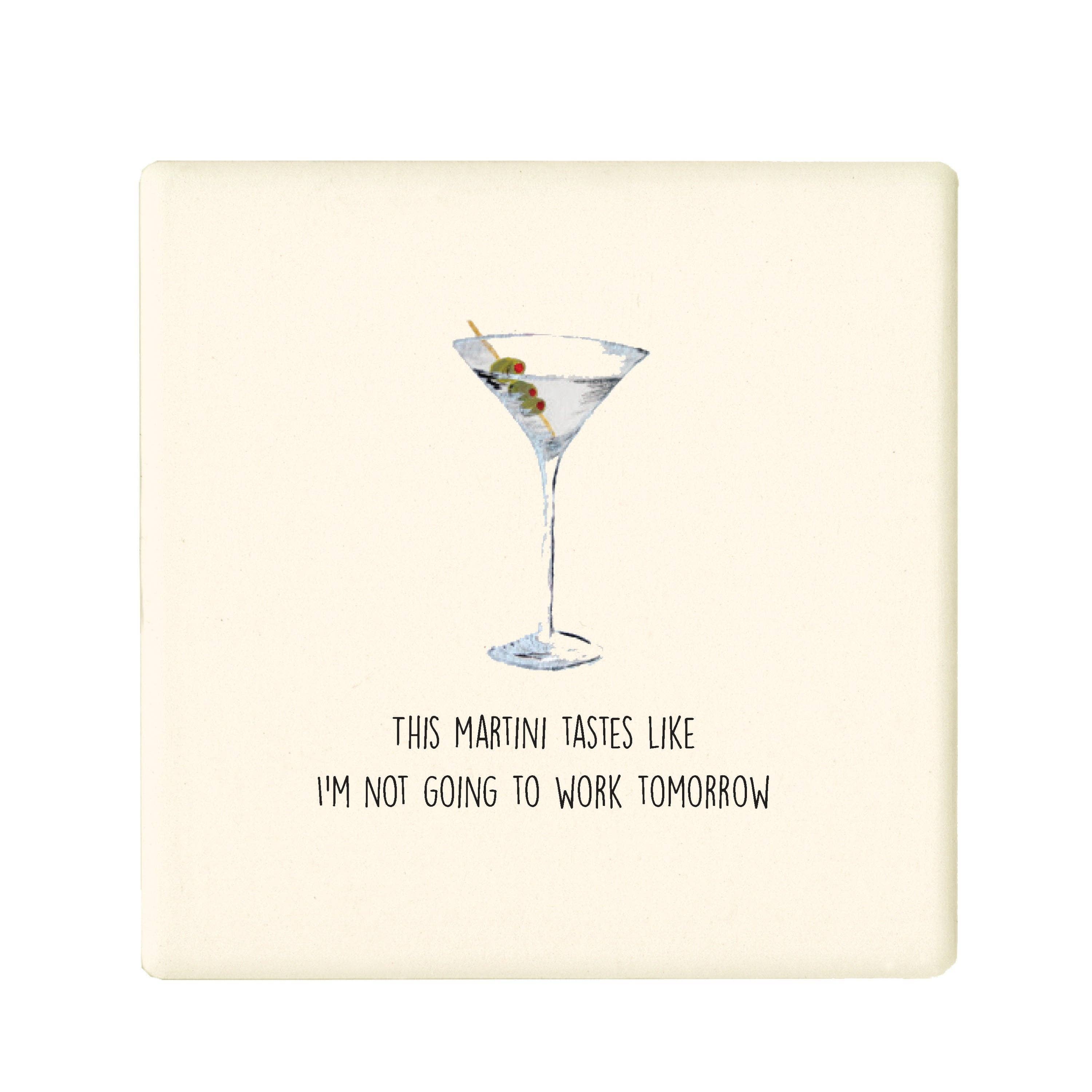 Tina Labadini Designs - Wholesale Coasters - martini coaster