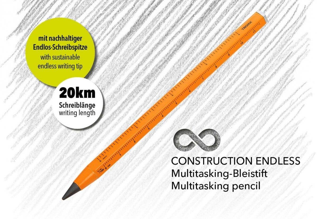 Troika, Duke Baron & Paperthinks by Brand Node, Inc. - Wholesale Pencil - Troika Multi-Tasking Construction Endless Pencil 12.5 Miles21