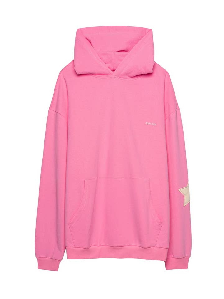 APRÈS CORE HOODIE IN PINK STAR for wholesale by Après June