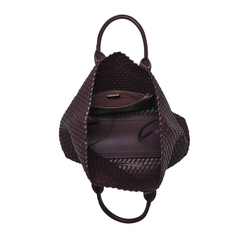 Urban Expressions - Wholesale Tote Bag - Women's - Ithaca Woven Vegan Leather Tote56