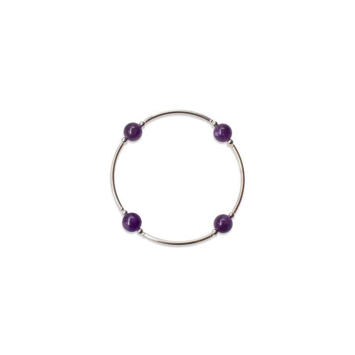 8mm Amethyst Blessing Bracelet for wholesale by Made as Intended