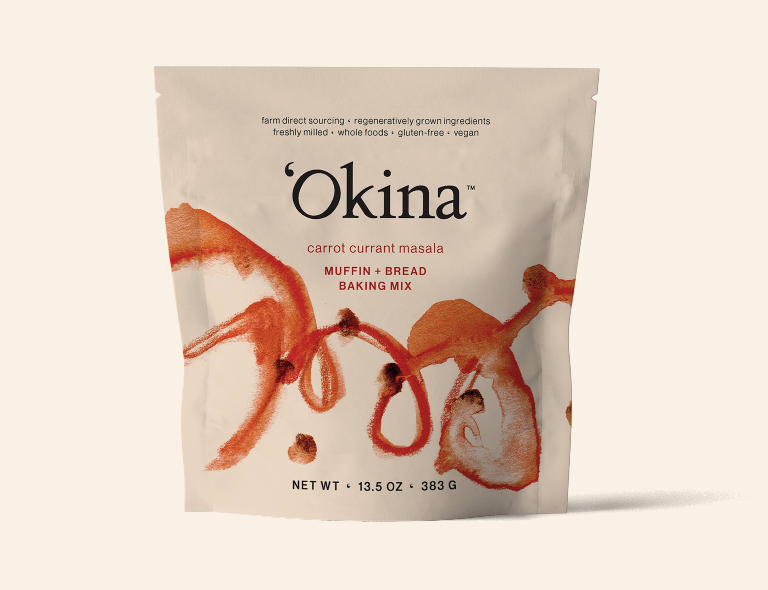 'Okina - Wholesale Bread Mix - 'Okina Carrot Currant Masala Muffin + Bread Mix (v, gf)