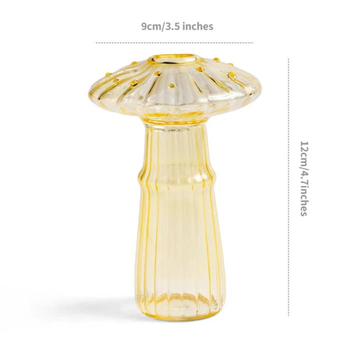 IVORE.GROUP - Wholesale Vase - Mini Glass Mushroom Bud Vase