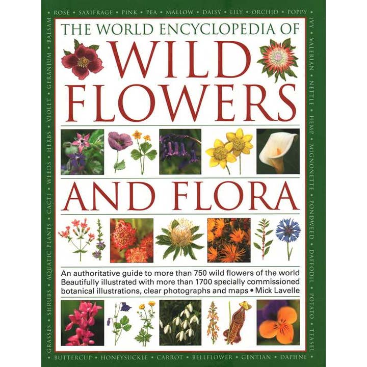 World Encyclopedia of Wild Flowers & Flora by Michael Lavelle for wholesale by Simon & Schuster