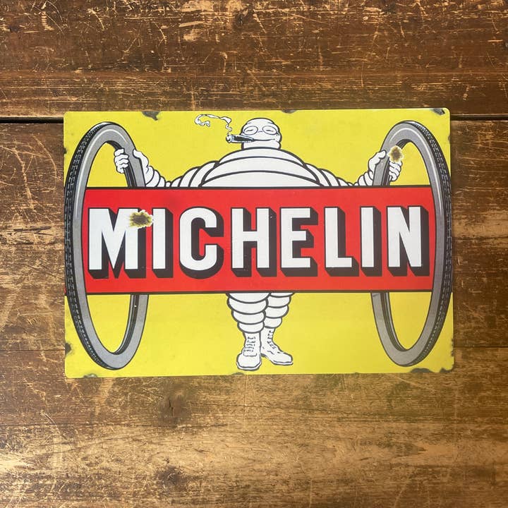 The British Metal Signs Company - Wholesale Sign - Michelin Tyres - Metal Advertising Wall Sign