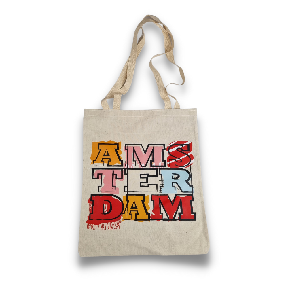 TRAAGOODS.COM - Wholesale Tote Bag - Unisex - Amsterdam Ter-Dam Canvas Bag0