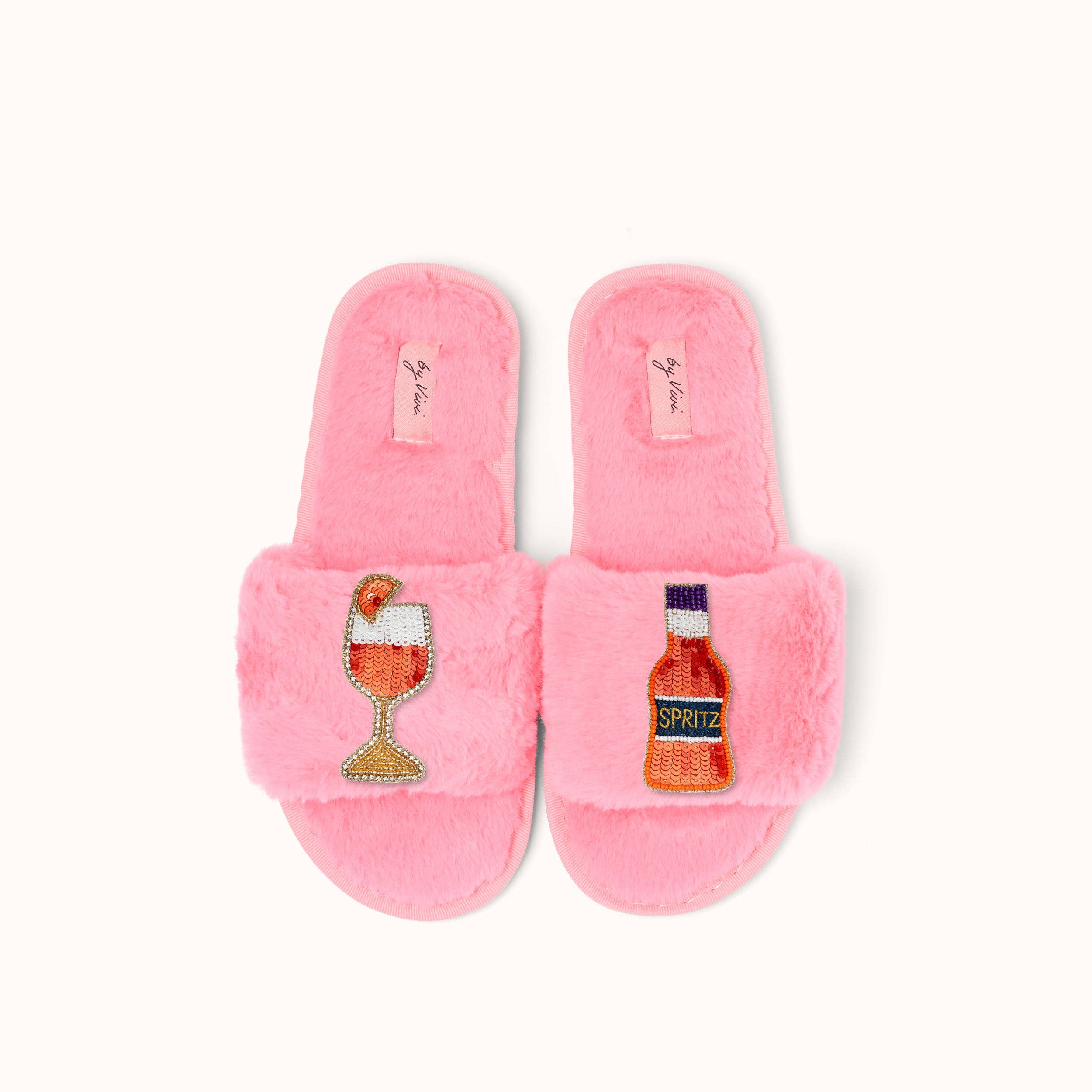 by Vivi. - Vendita all'ingrosso Spille - Coppia di spille per mocassini: Aperol Spritz5