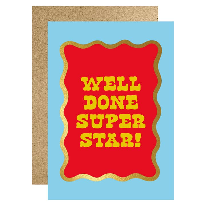 Bien joué carte super star pour la vente par Lucky Ink