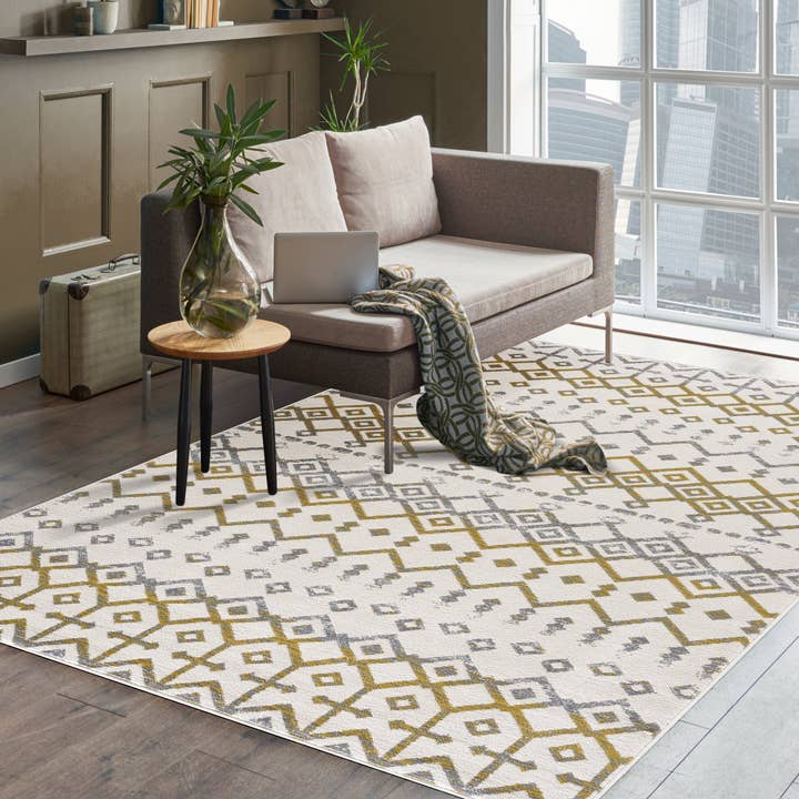 Laguna Modern Moroccan Trellis Indoor Area Rug for Living Room Dining Room Runner for wholesale by Beverly Rug