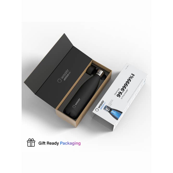 Waatr – Garrafa de água por atacado – Garrafa de purificação de água CrazyCap Pro4