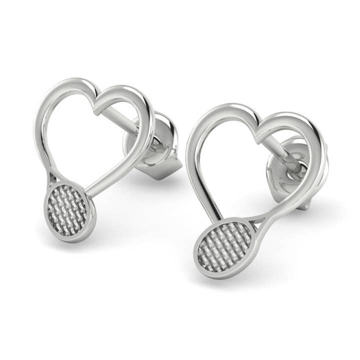 Tennis racket örhängen för wholesale av Sport Republic