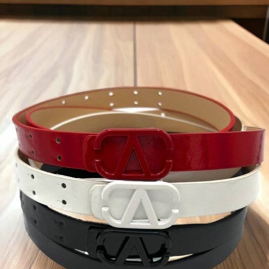 Andrea Bijoux - Wholesale Belt - Women's - 3 in 1 V Framed Buckle Fashion Belt2