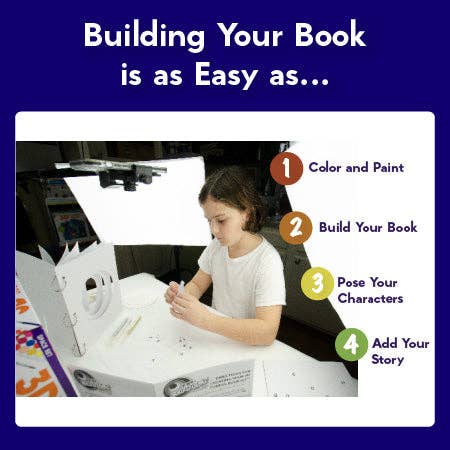 EyeConnect Crafts - Wholesale DIY Craft Kit - Kids - 3D Tunnel Book: SPACE (Deluxe Size)4