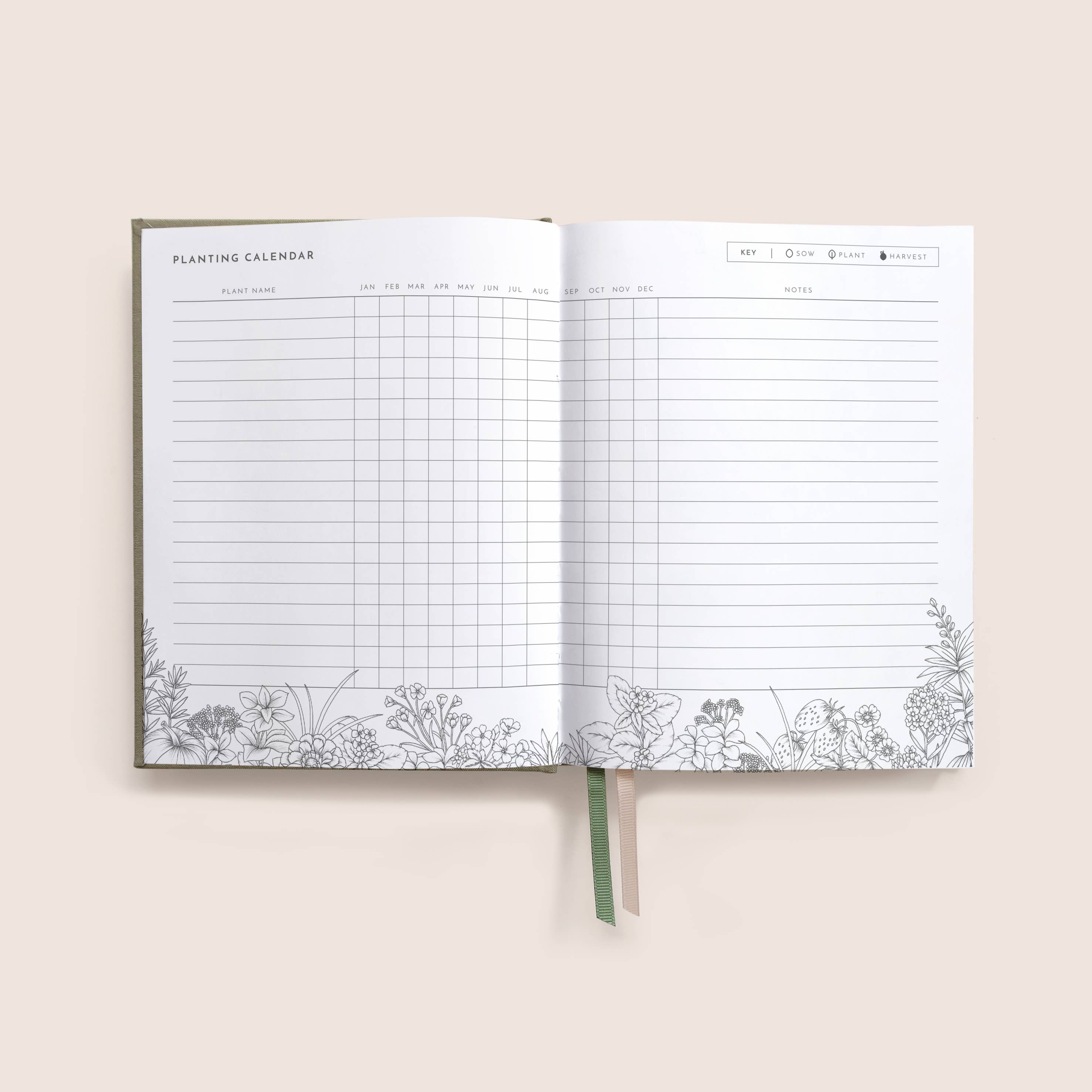 Typoflora - Wholesale Planner - Grow - Garden Planner | Olive5