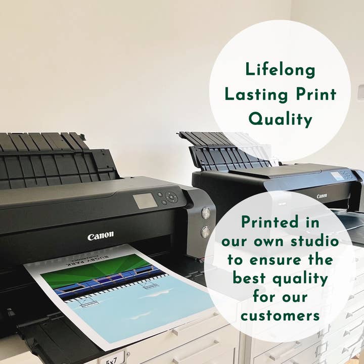 Turf Football Art – wholesale Art print – Any Football Stadium - Contemporary Illustrated Art Print10