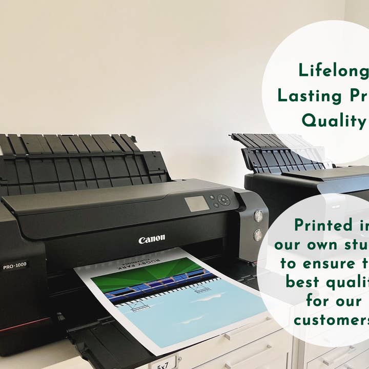 Turf Football Art – wholesale Art print – Any Rugby Stadium - Contemporary Illustrated Art Print10