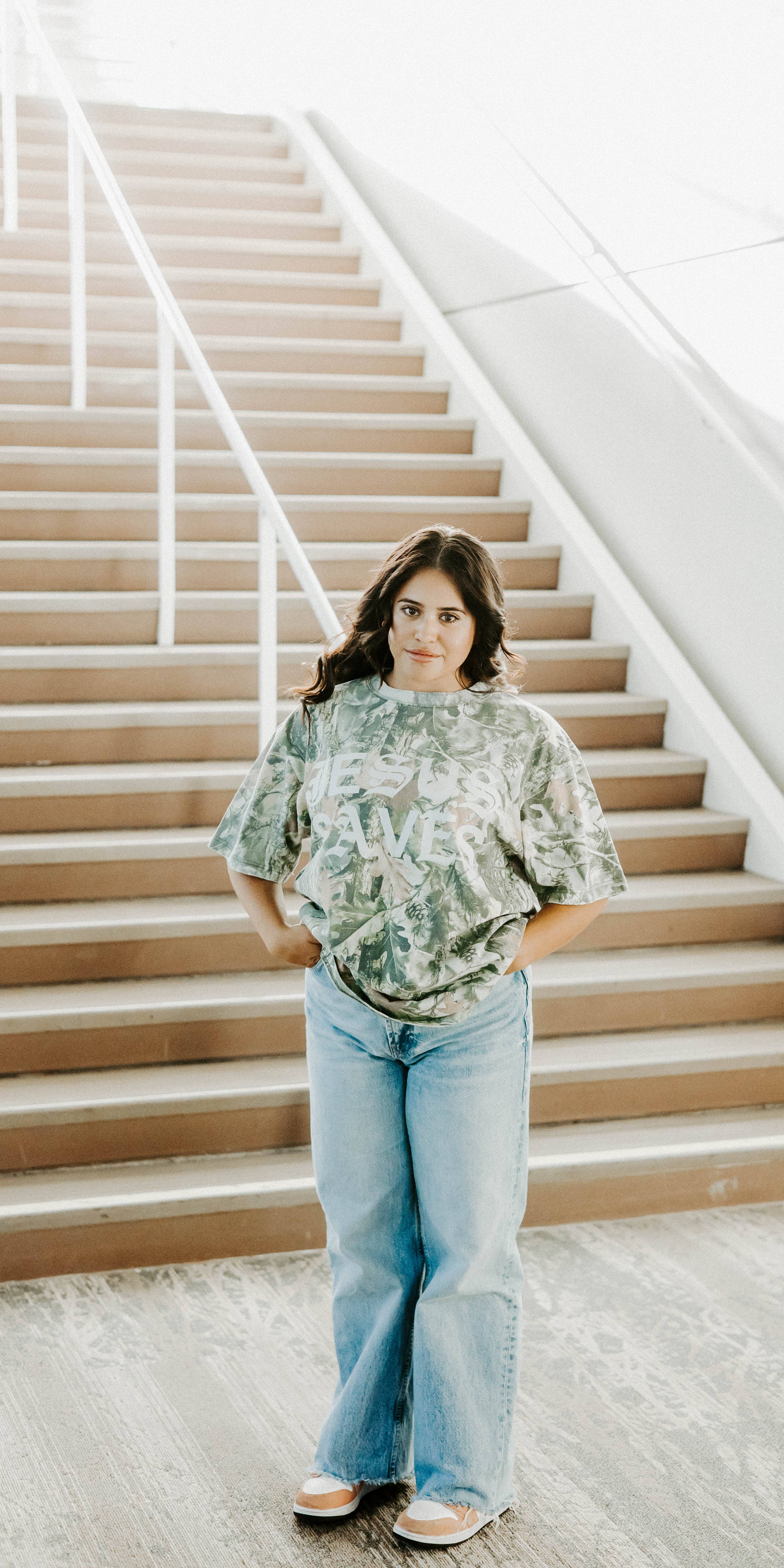 Sage Jesus Saves Unisex Camo for wholesale on Faire3