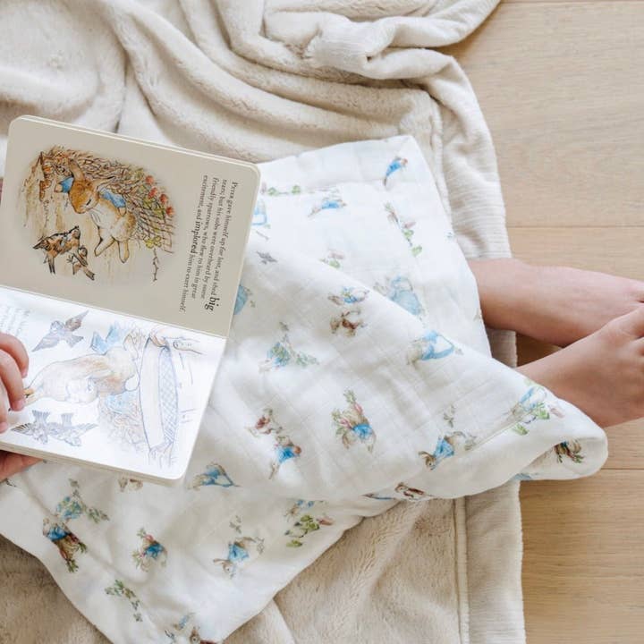 Saranoni - Wholesale Bedding Blanket - Kids & Baby - PETER RABBITâ„¢ BAMBOO RAYON MUSLIN/LUSH MINI BLANKETS
