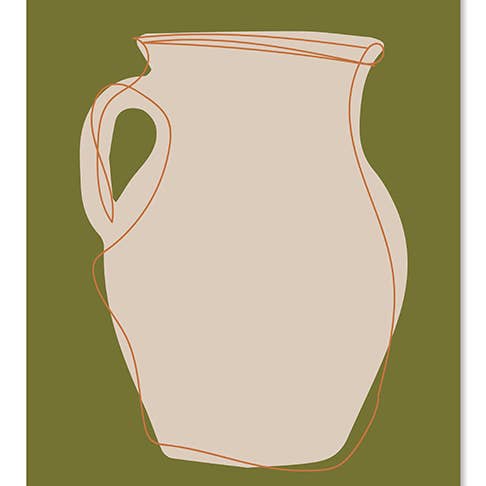 Beau vase en poterie 8 pour la vente par RGB Fineart